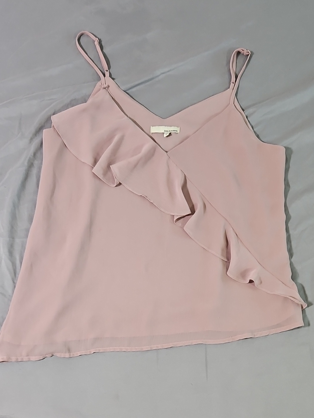 Ruffle-Front Pale Pink Cami Top by A New Day